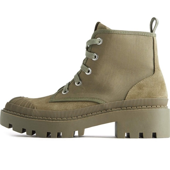 Zara flat canvas ankle boots - Picture 6 of 6